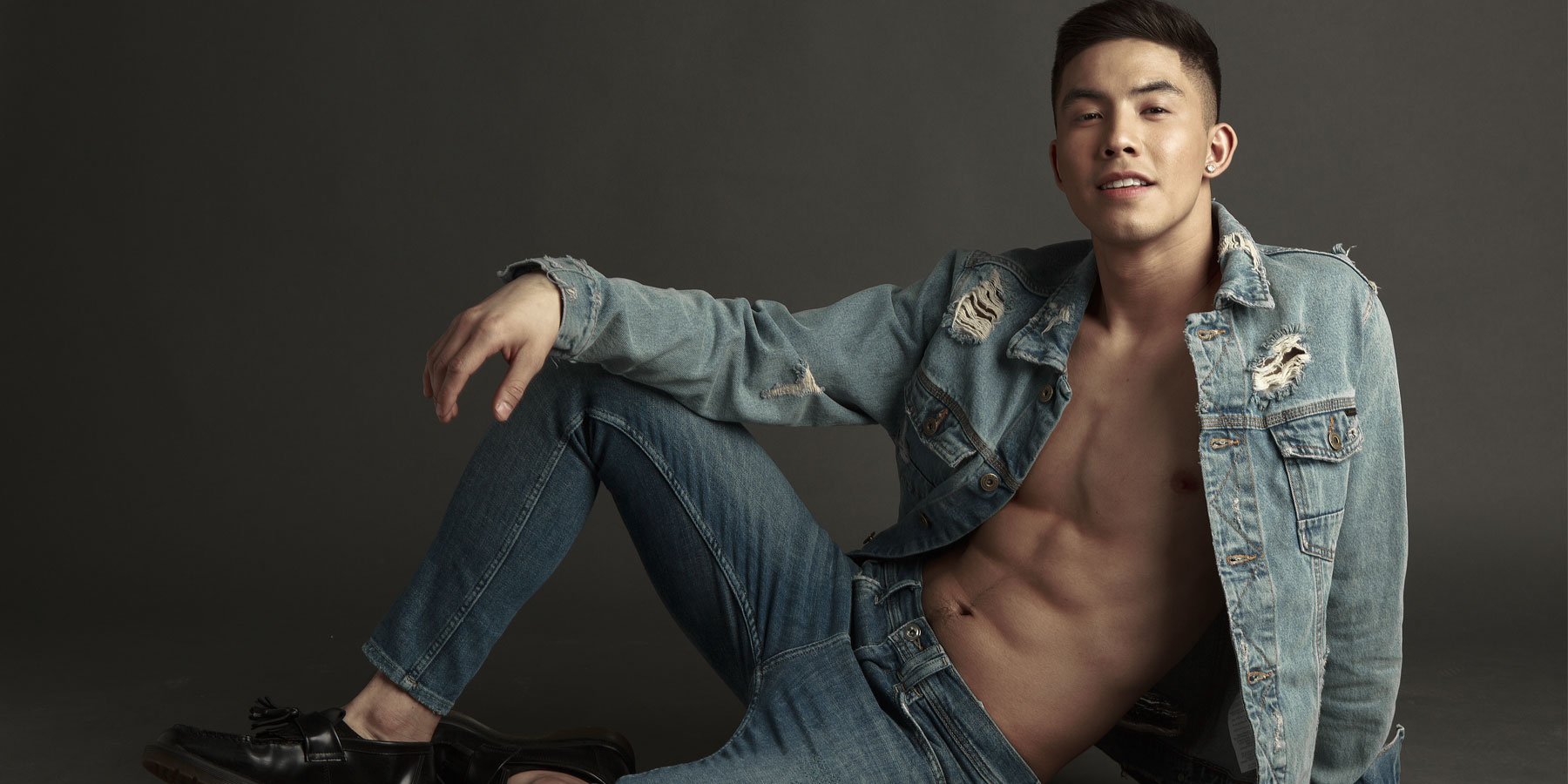 “I am awkward when it comes to photoshoots ha,” Tony Labrusca, a guy of 22