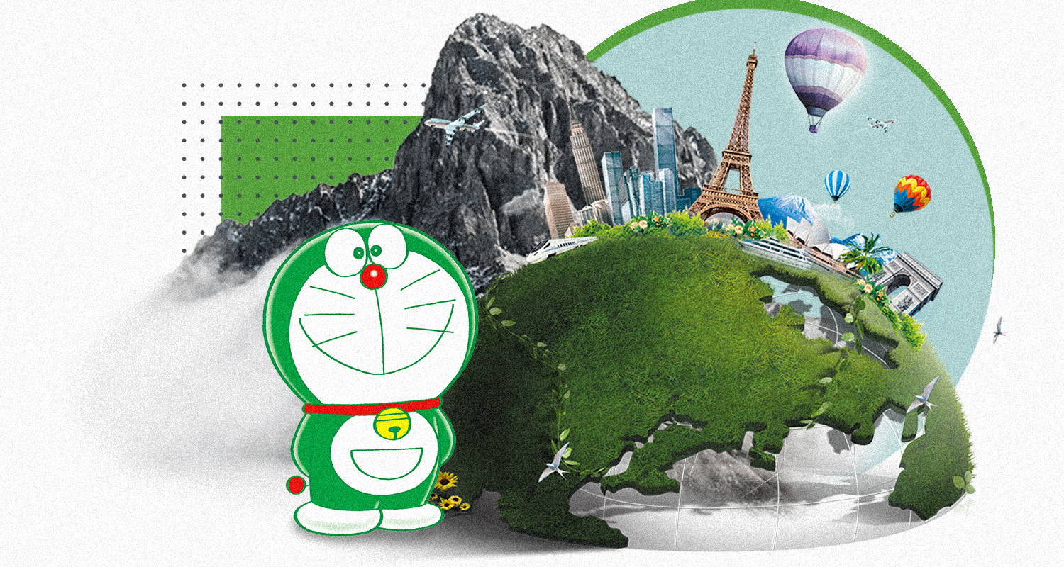 uniqlo doraemon green